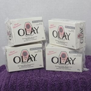 New Vintage 90's Sealed Oil Of Olay White Moisturizer Bath Bar Enriched 40g